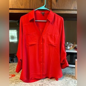 EXPRESS WOMENS ORIGINAL FIT BUTTON DOWN